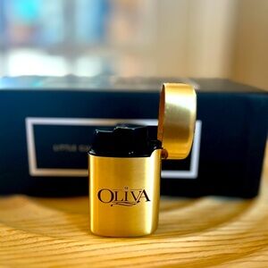 Gold Oliva Cigar Lighter